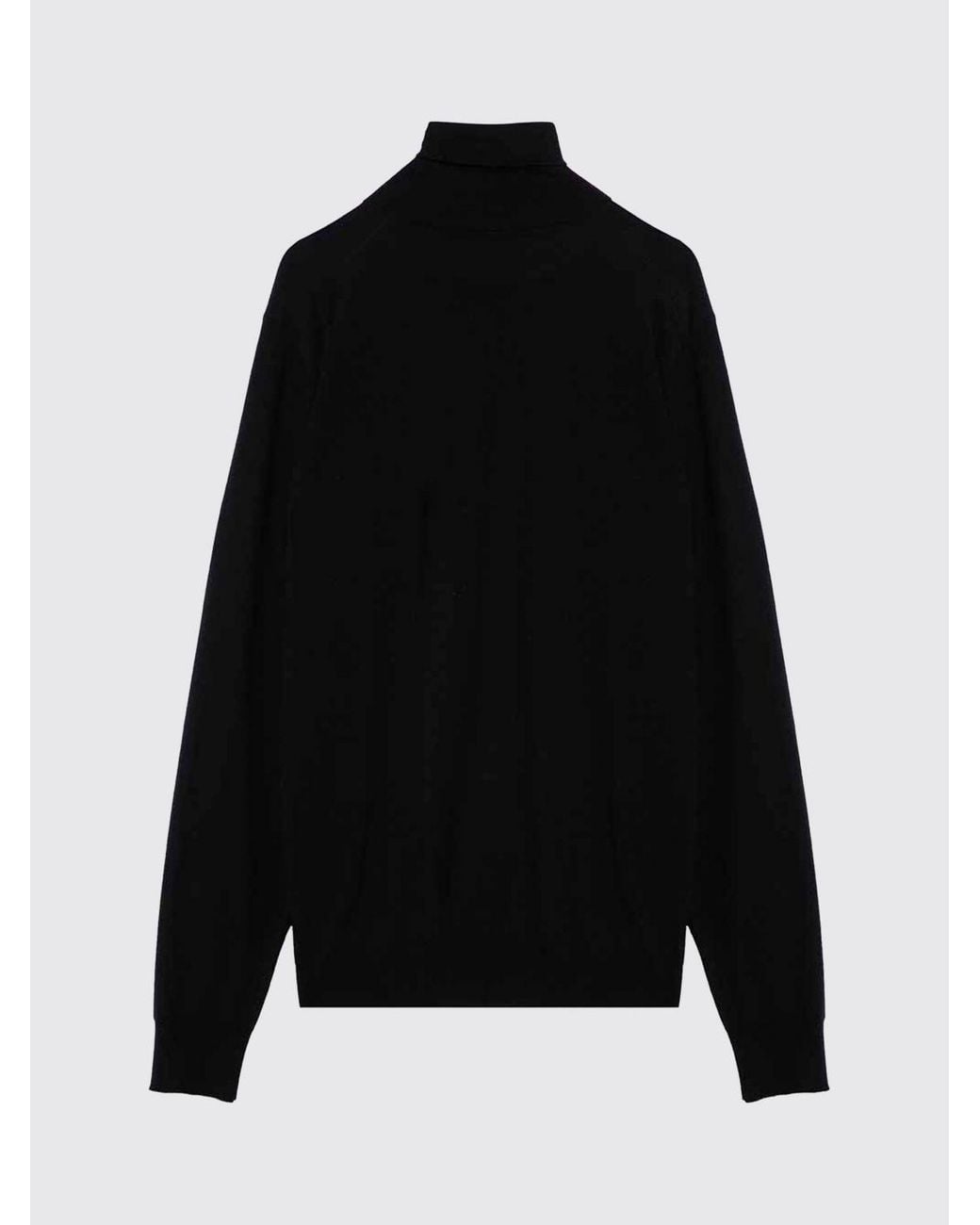 Drumohr Blue Long-Sleeved Turtleneck for men