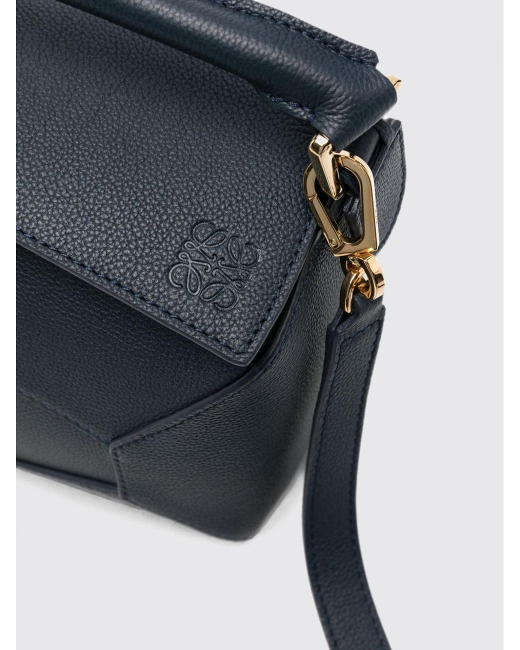 Loewe Blue Small Puzzle Edge Bag