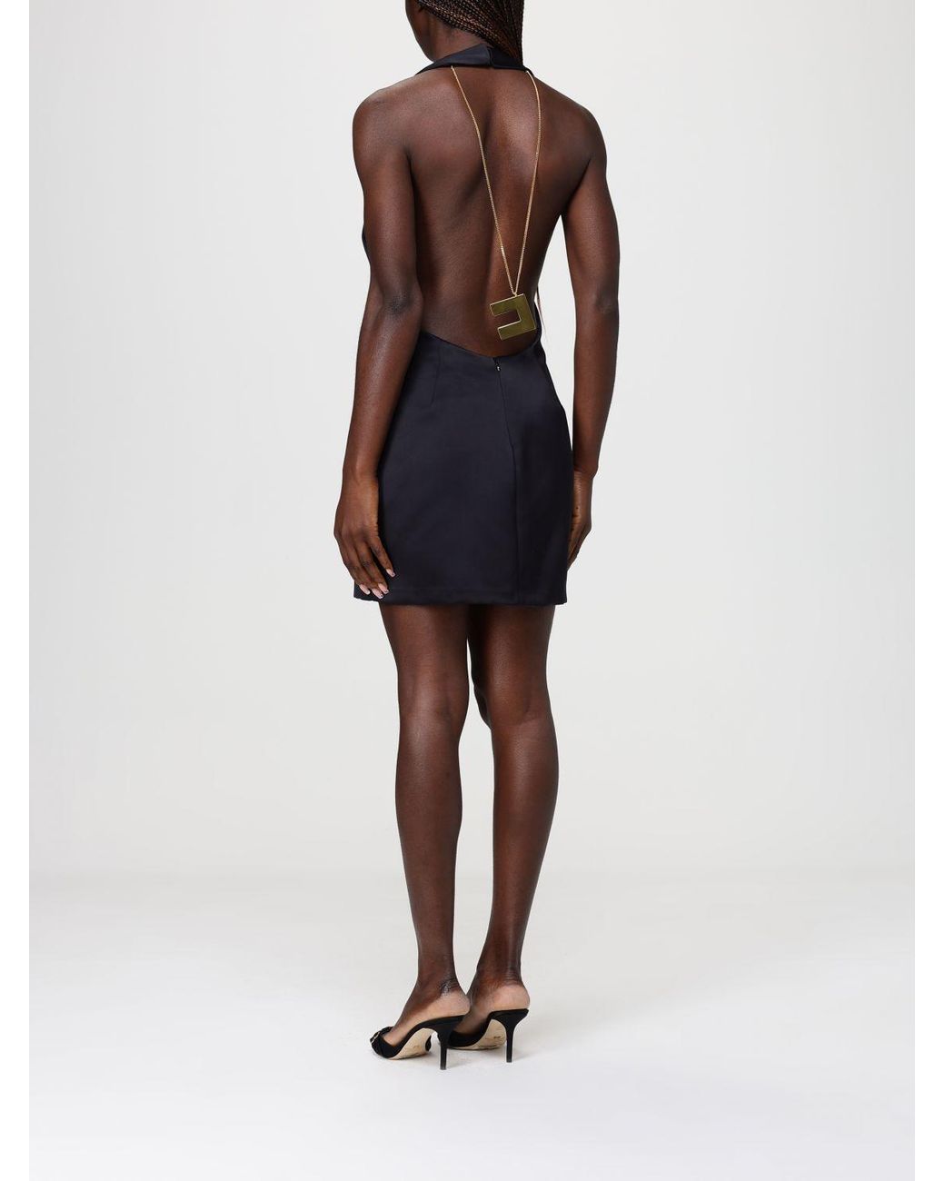 Elisabetta Franchi Blue Mini Dress