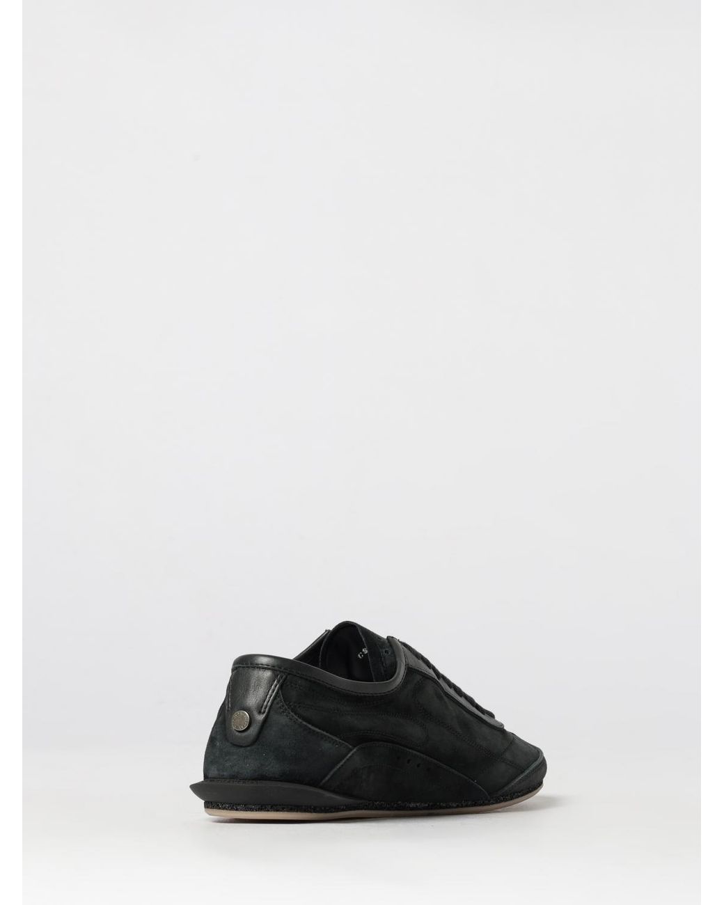 Dolce & Gabbana Black Dolce &Amp Gabbana Lipari Suede Calfskin Sneakers With Printed Logo for men