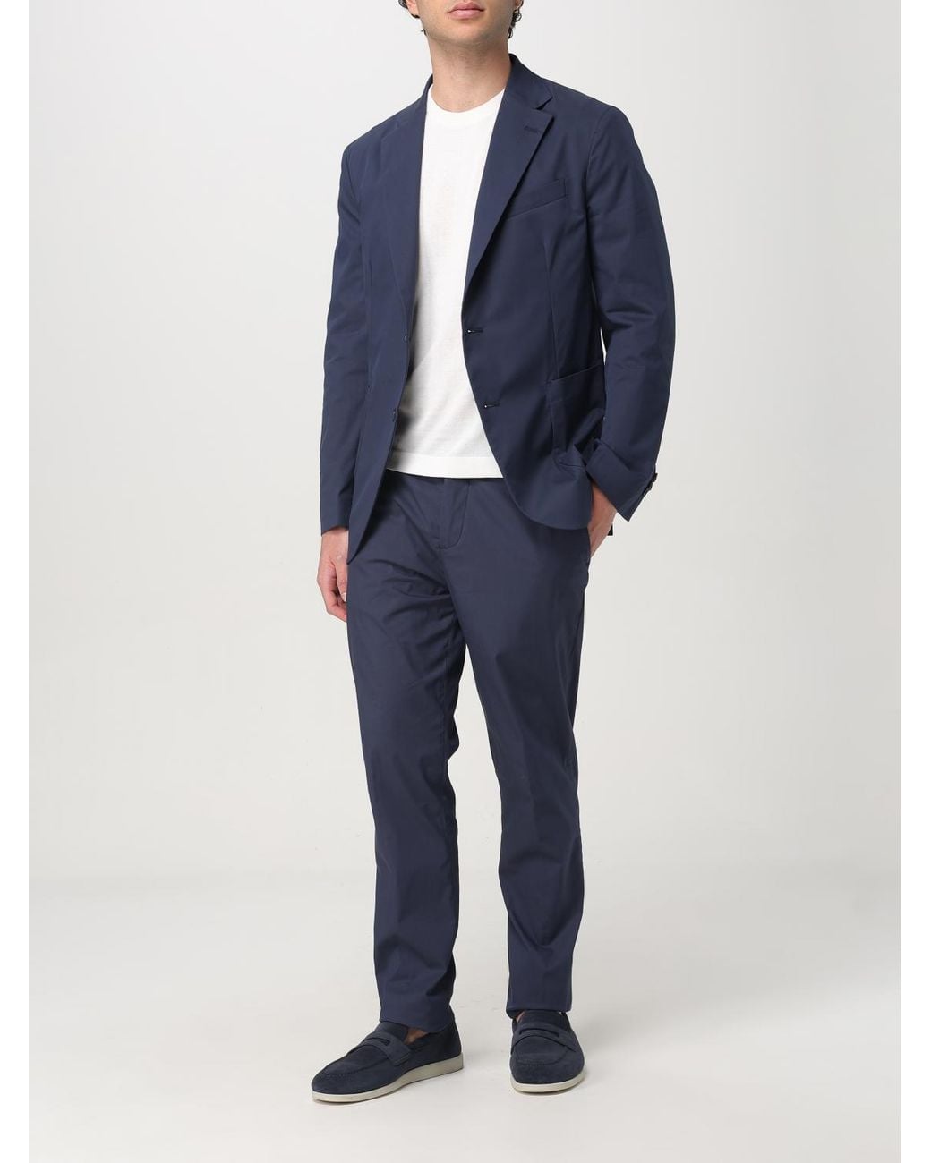Brooksfield Blue Trousers for men