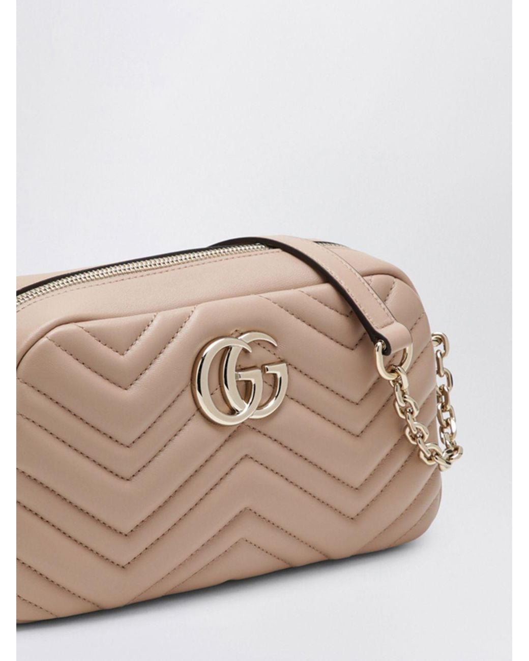 Gucci Natural Gg Marmont Bag