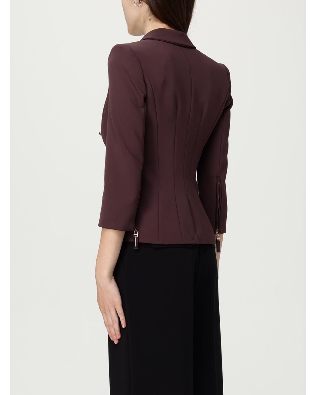 Elisabetta Franchi Purple Blazer