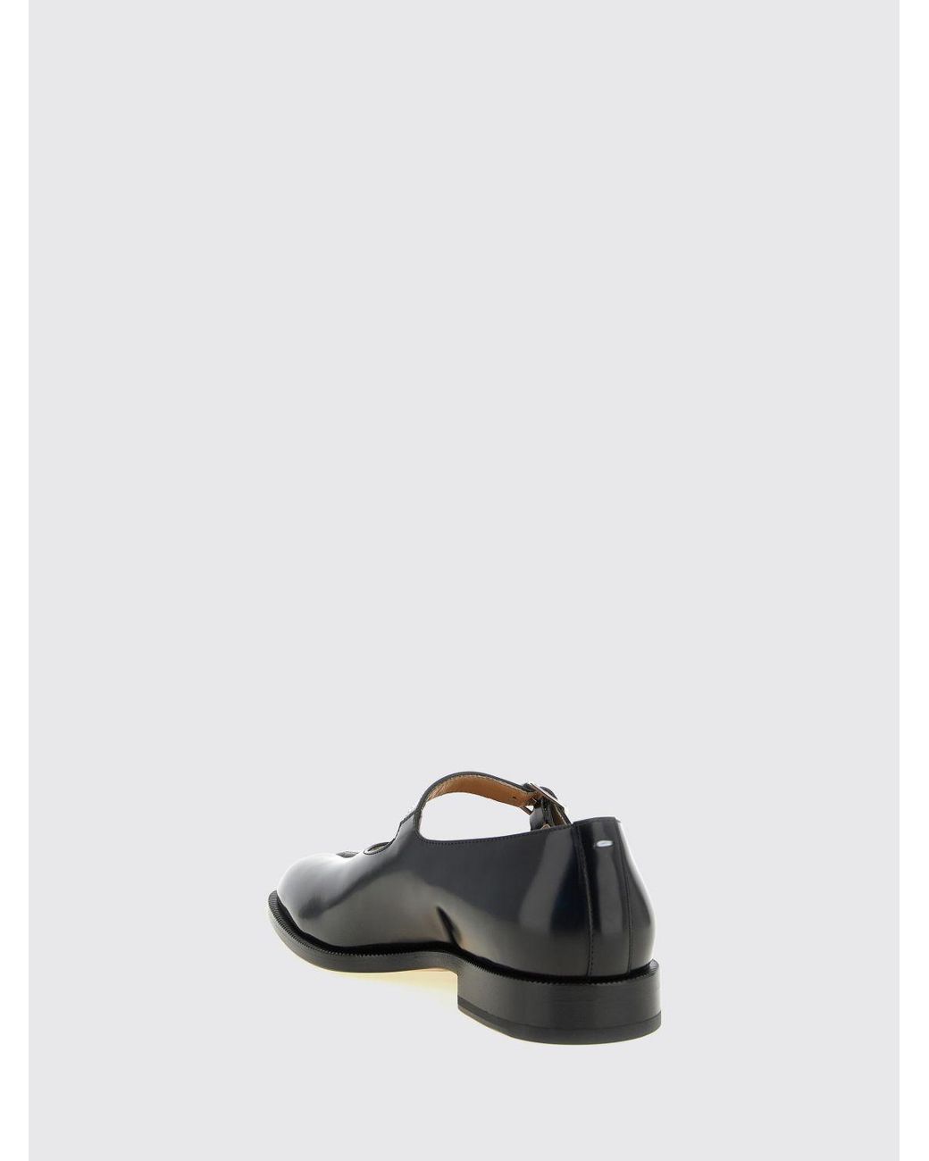 Maison Margiela White Tabi Brushed Leather Loafers With Iconic Split-Toe for men
