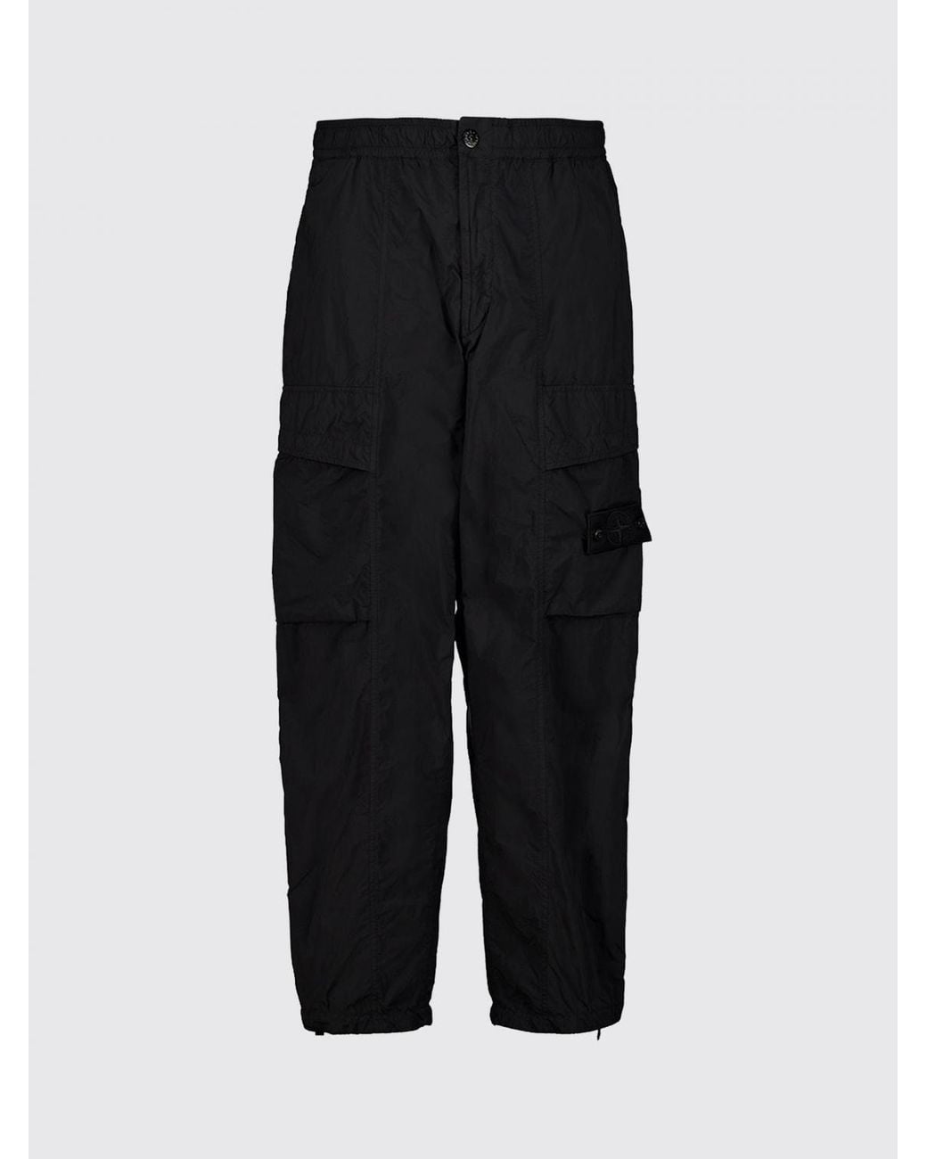 Stone Island Black Ghost Capsule Cargo Pants for men
