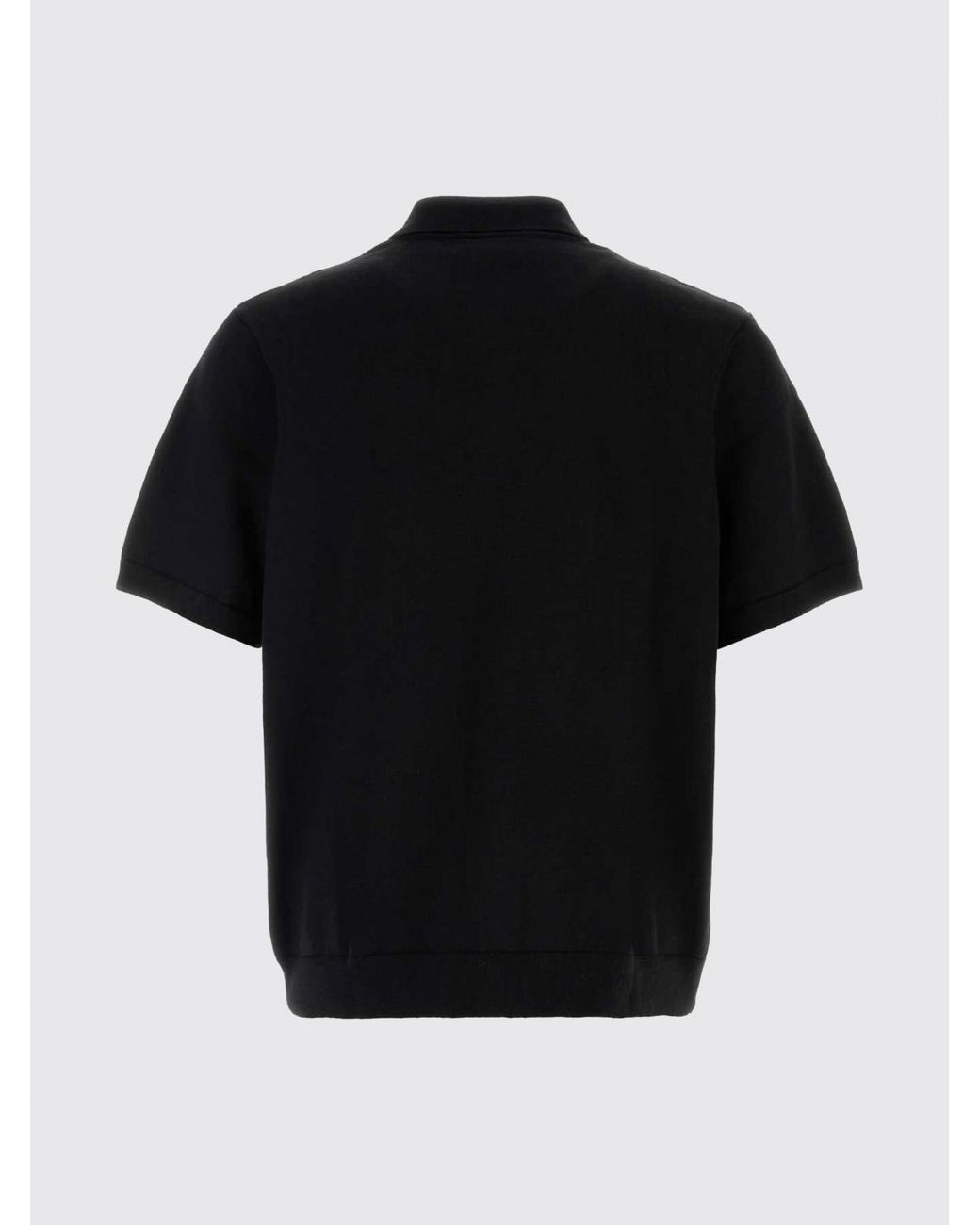 Carhartt Black Striped Short-Sleeve Cotton Knit Shirt for men