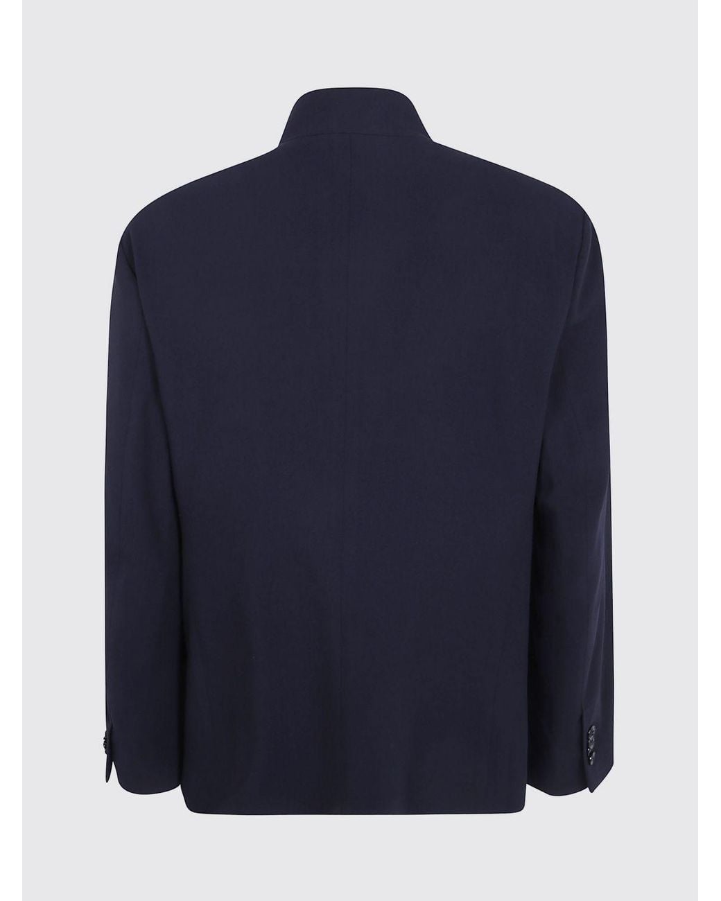 Giorgio Armani Blue Double-Breasted Blazer for men