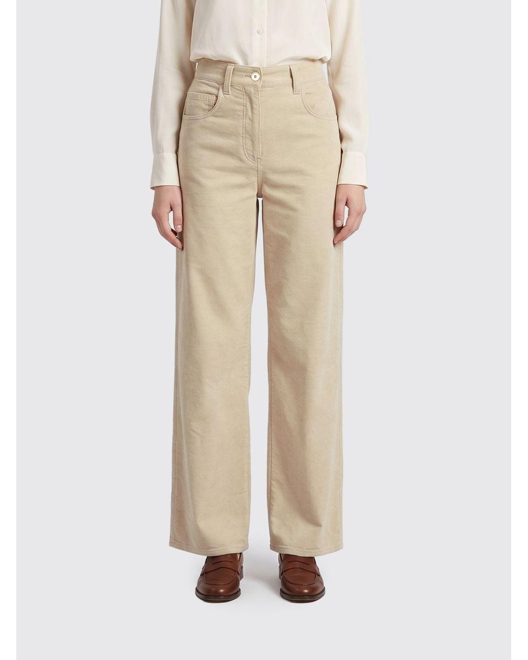 Brunello Cucinelli Natural Pants