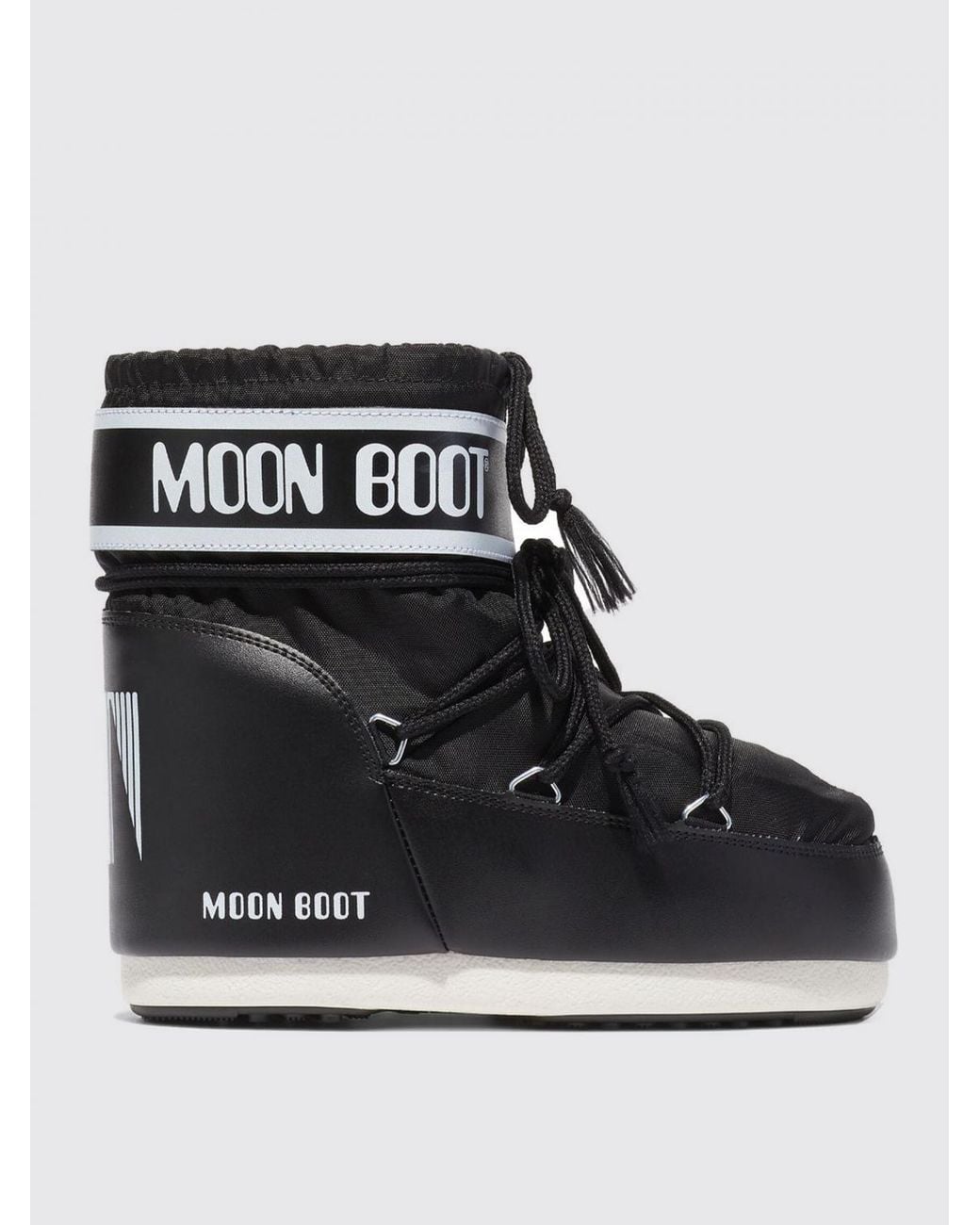 Moon Boot Black Flat Ankle Boots