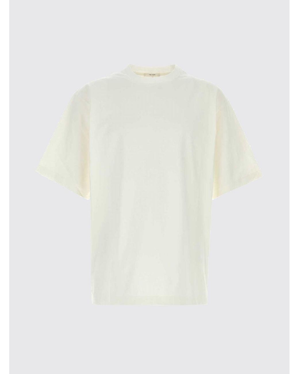 Camiseta De Algodón The Row de hombre de color White