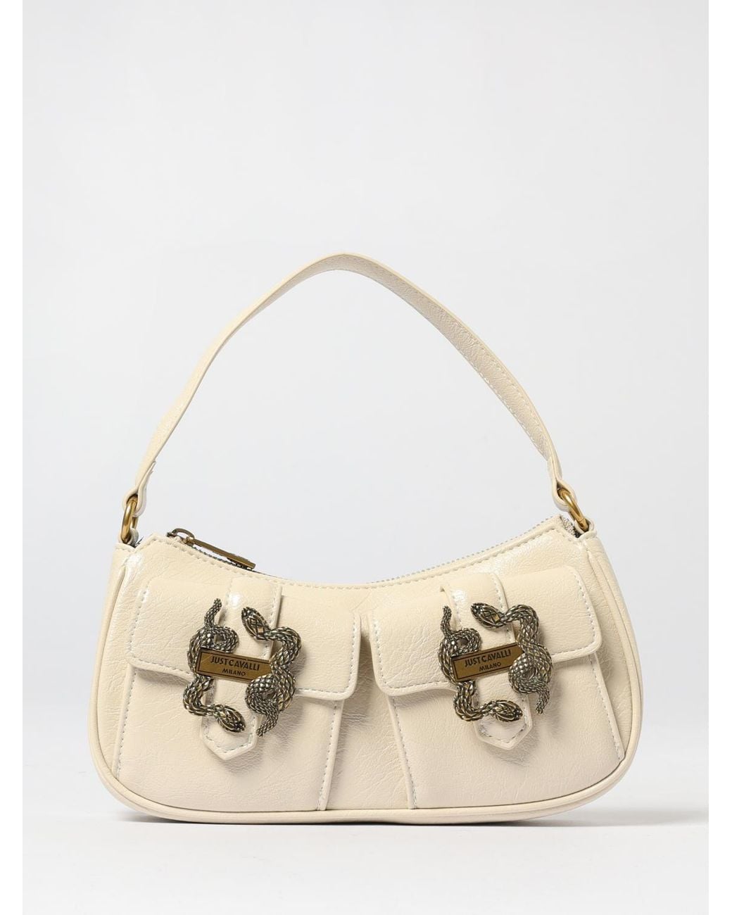 Just Cavalli Natural Shoulder Bag