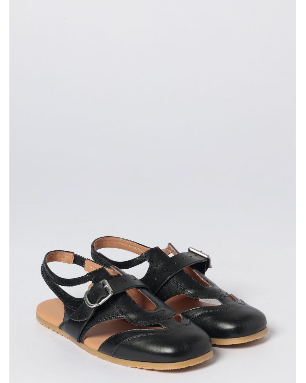 Dries Van Noten White Leather Sandals for men