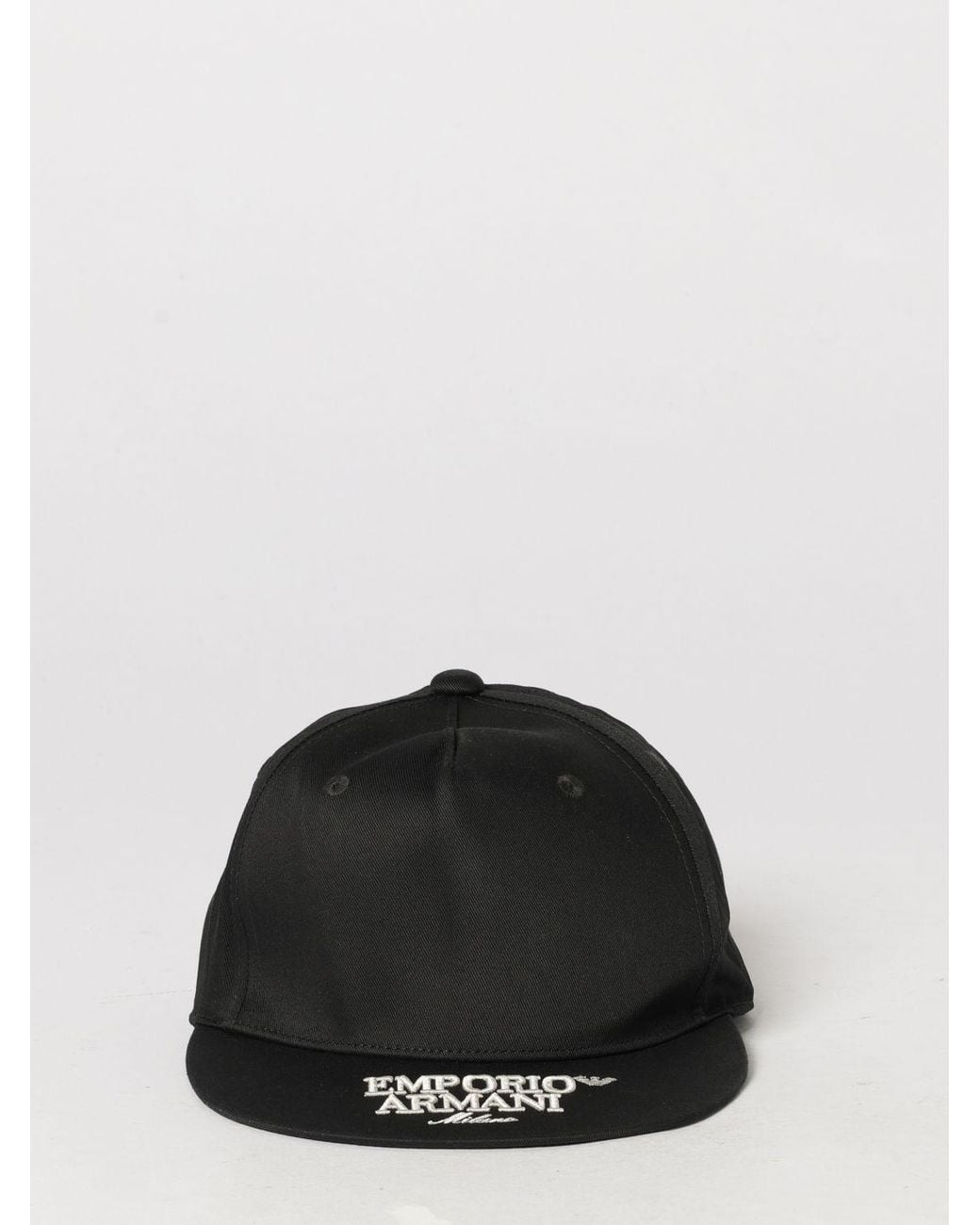 Emporio Armani Black Hat for men