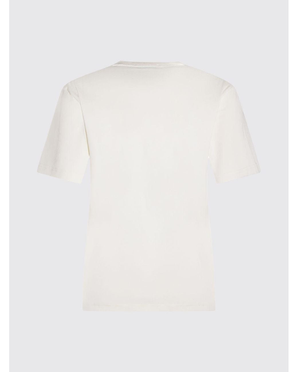 Lemaire White Basic Cotton T-Shirts