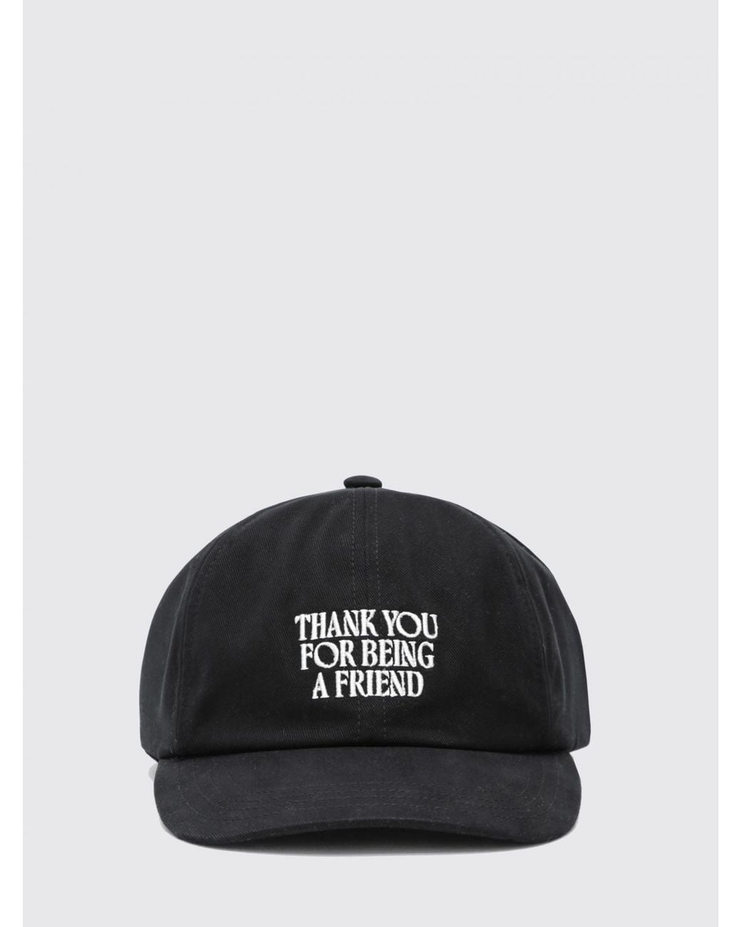 AMI Black Thank You For Being A Friend Cotton Twill Hat for men
