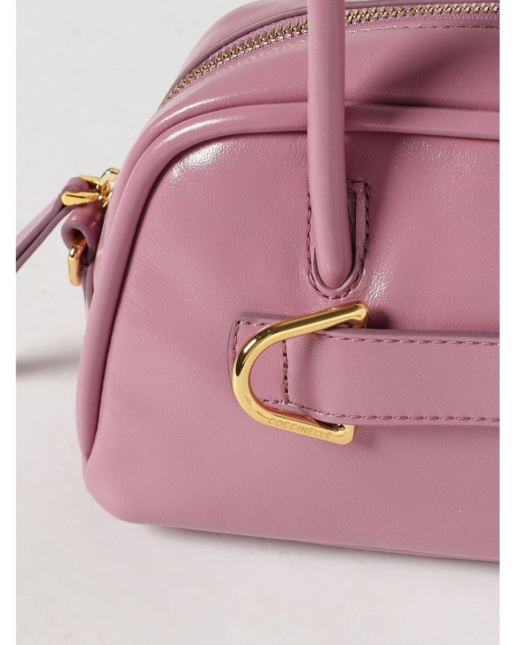 Coccinelle Pink Leather Bag