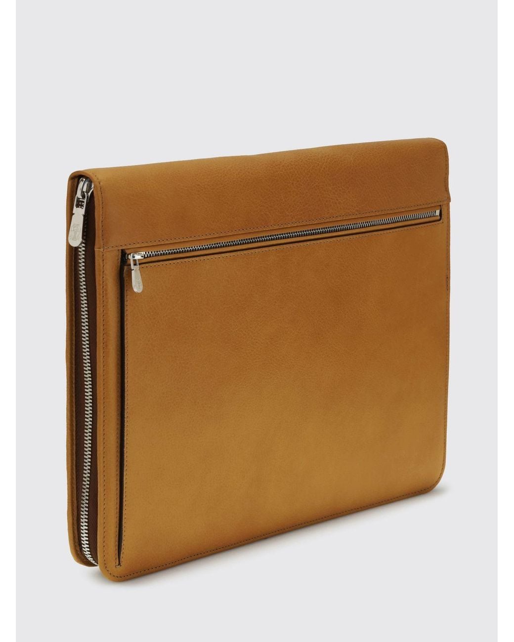 Brunello Cucinelli Natural Calfskin Card Holder for men