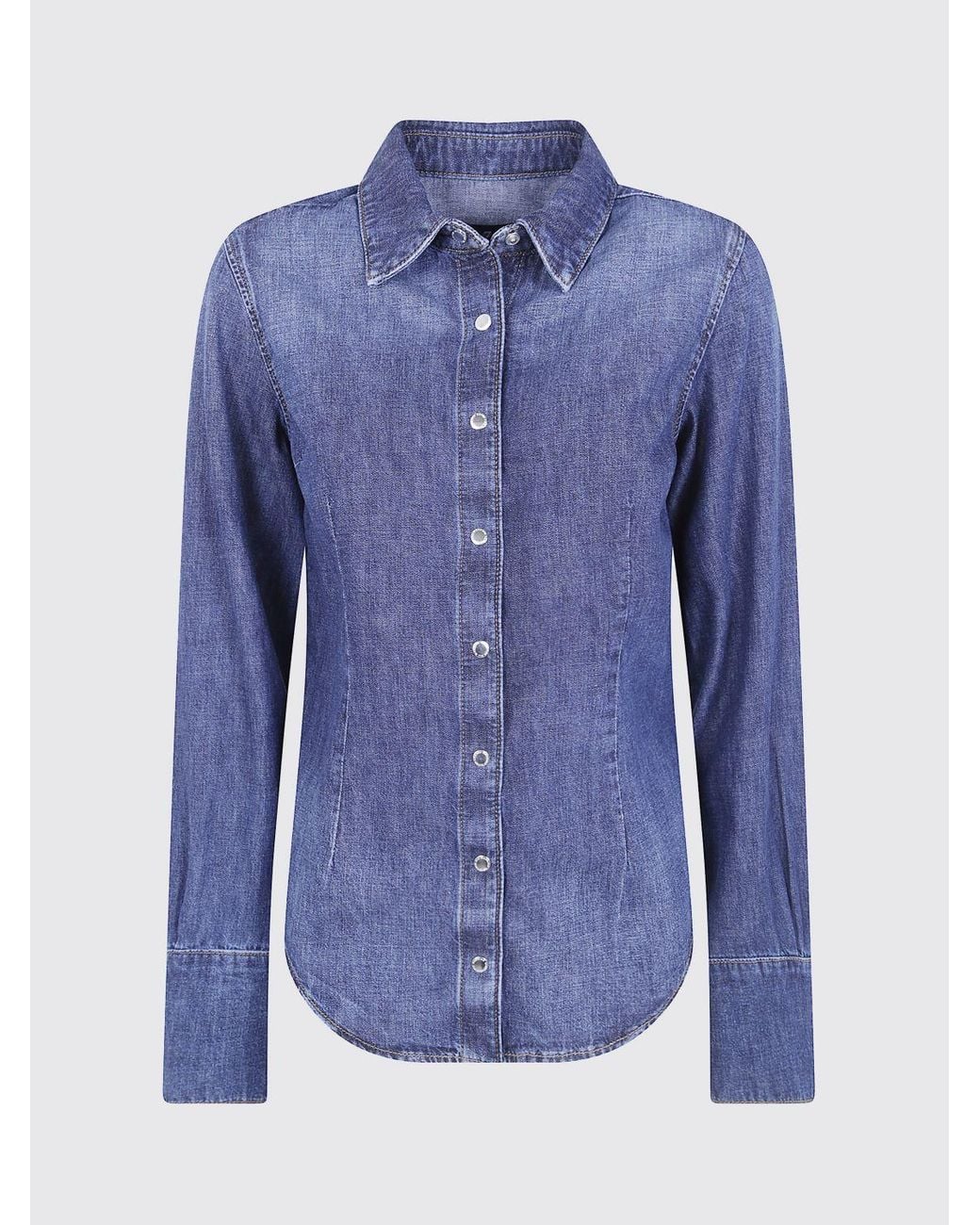 7 For All Mankind Blue Shirt
