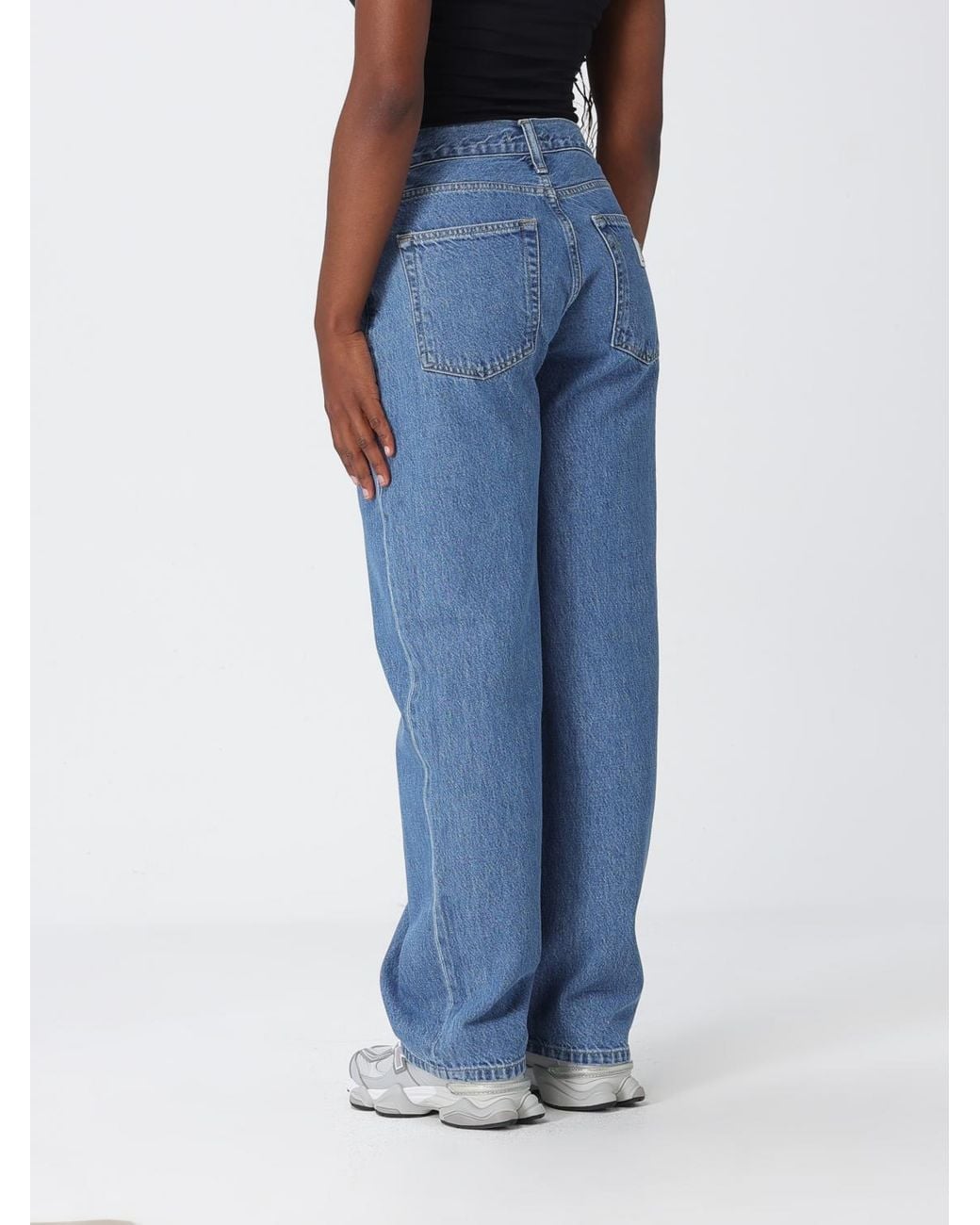 Jeans Arin Straight De Denim Orgánico Carhartt de color Blue