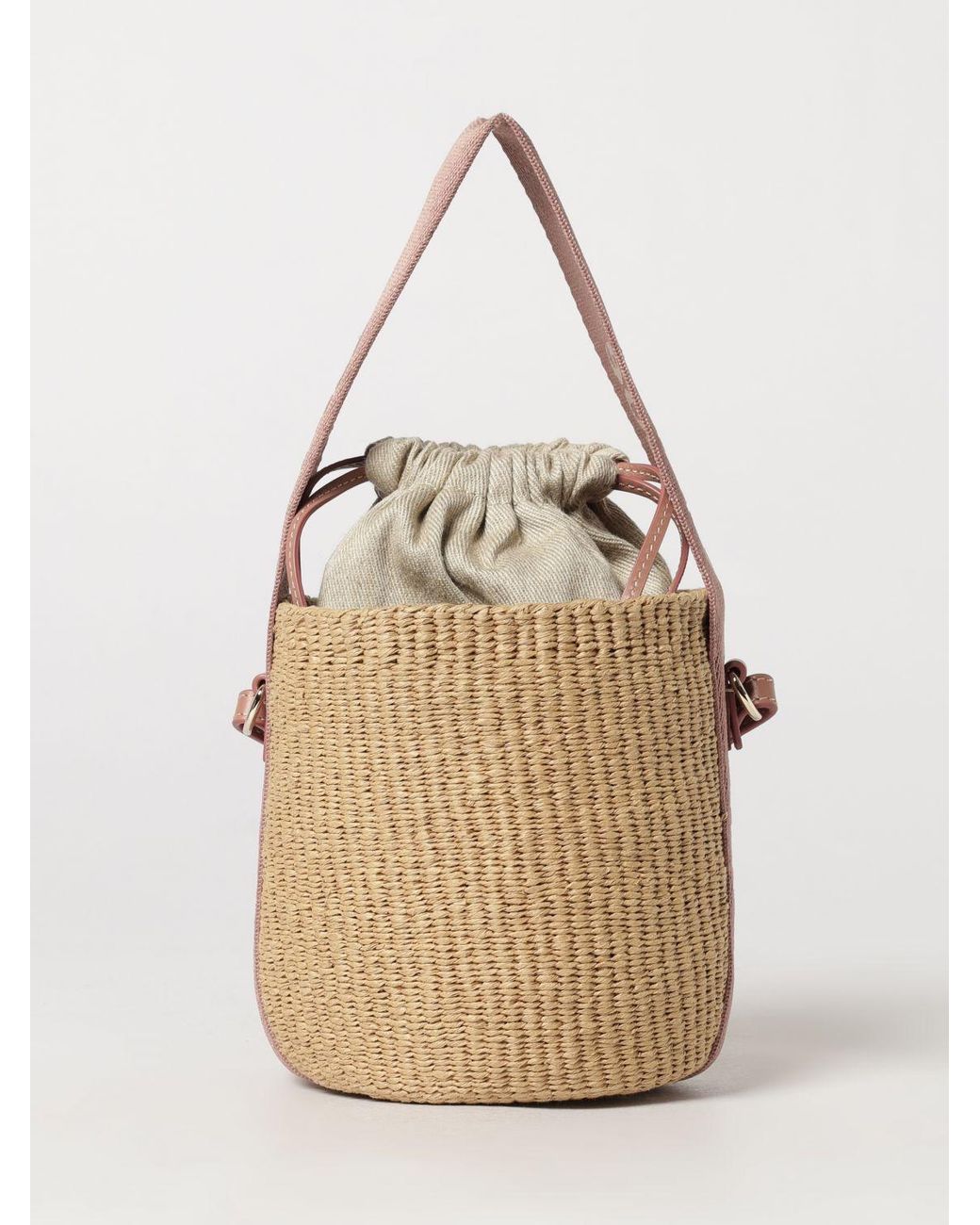 Chloé Natural ChloÉ Woody Mini Bucket Bag