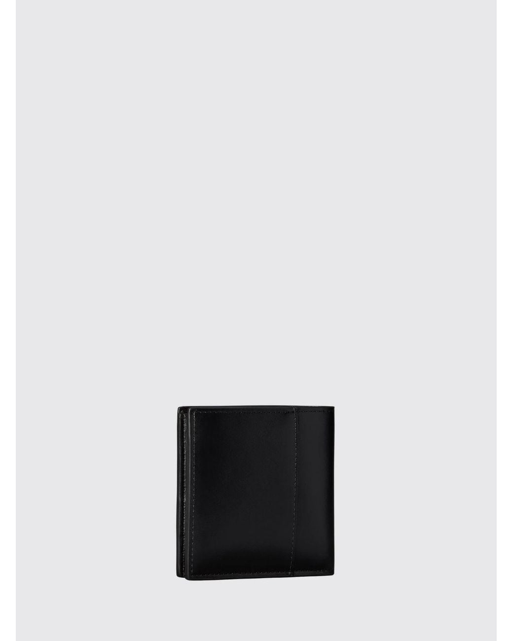 Calvin Klein White Faux Leather Bifold Wallet With Coin Pocket And Card Slots for men