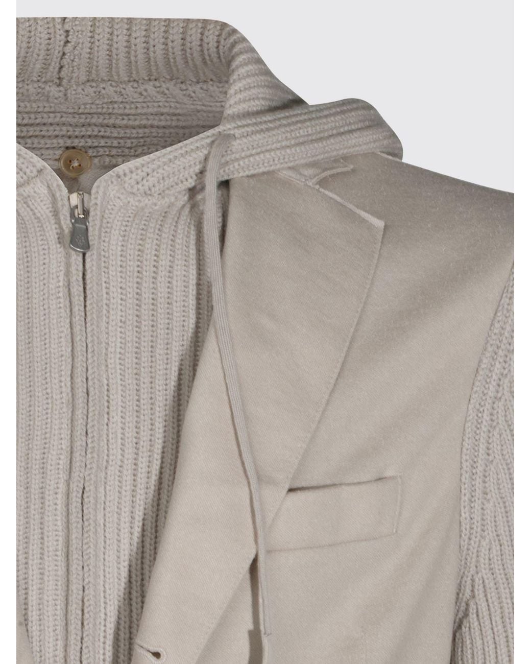 Blazer di Eleventy in Natural da Uomo