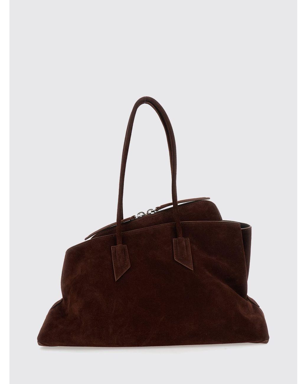 The Attico Brown La Passeggiata Medium Shoulder Bag