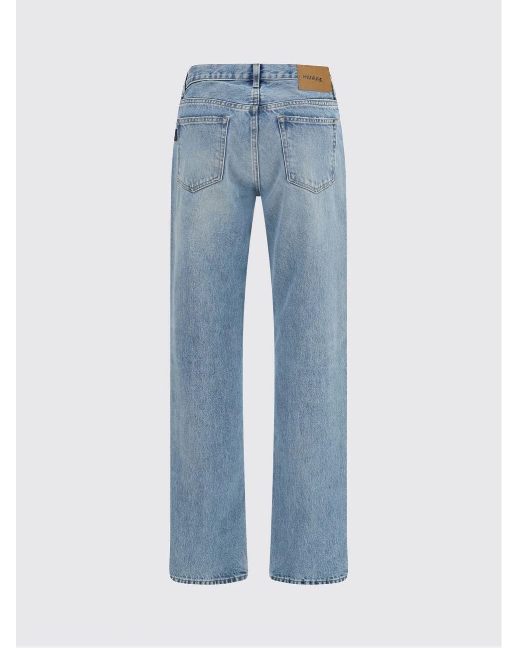 Haikure Blue Lisa High-Waist Straight Jeans