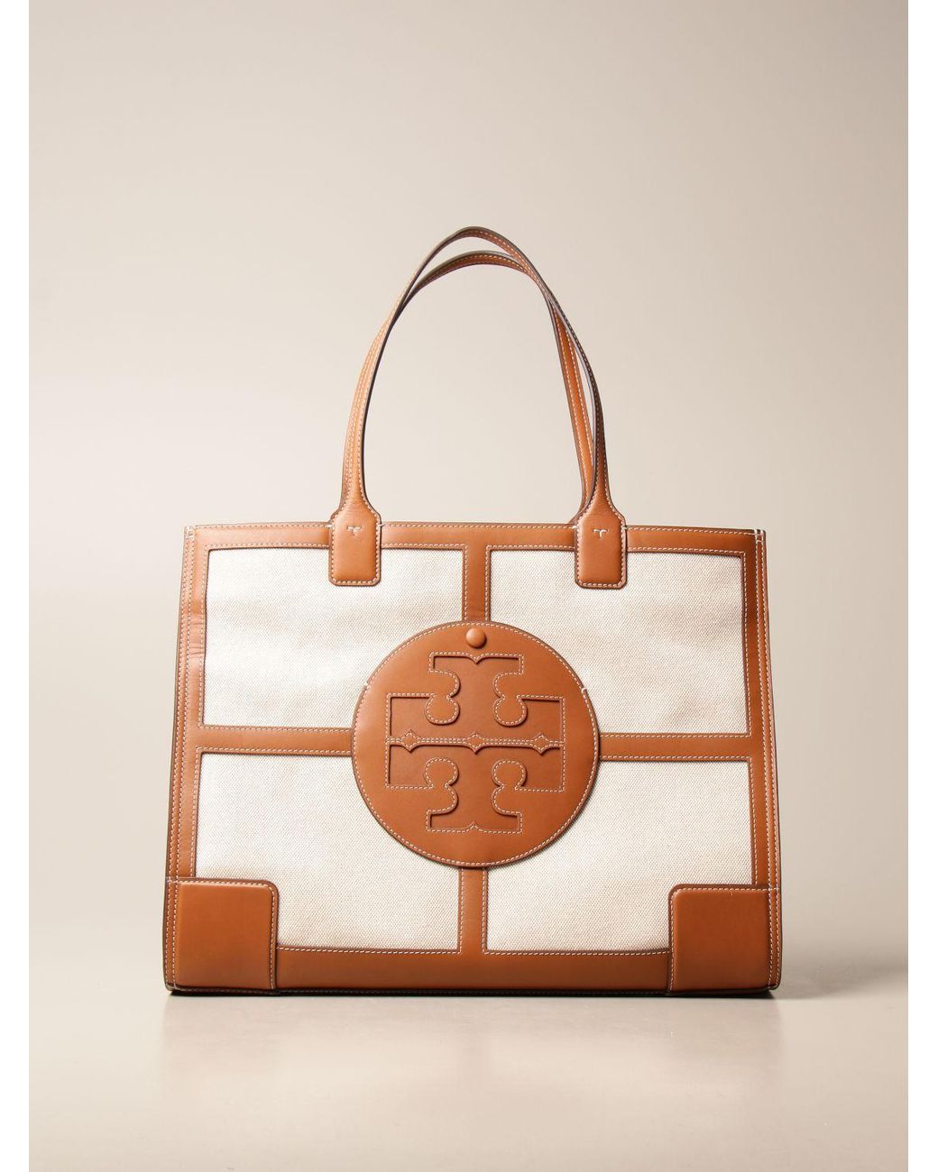 Tory Burch Leather Tote Bags in Brown Lyst