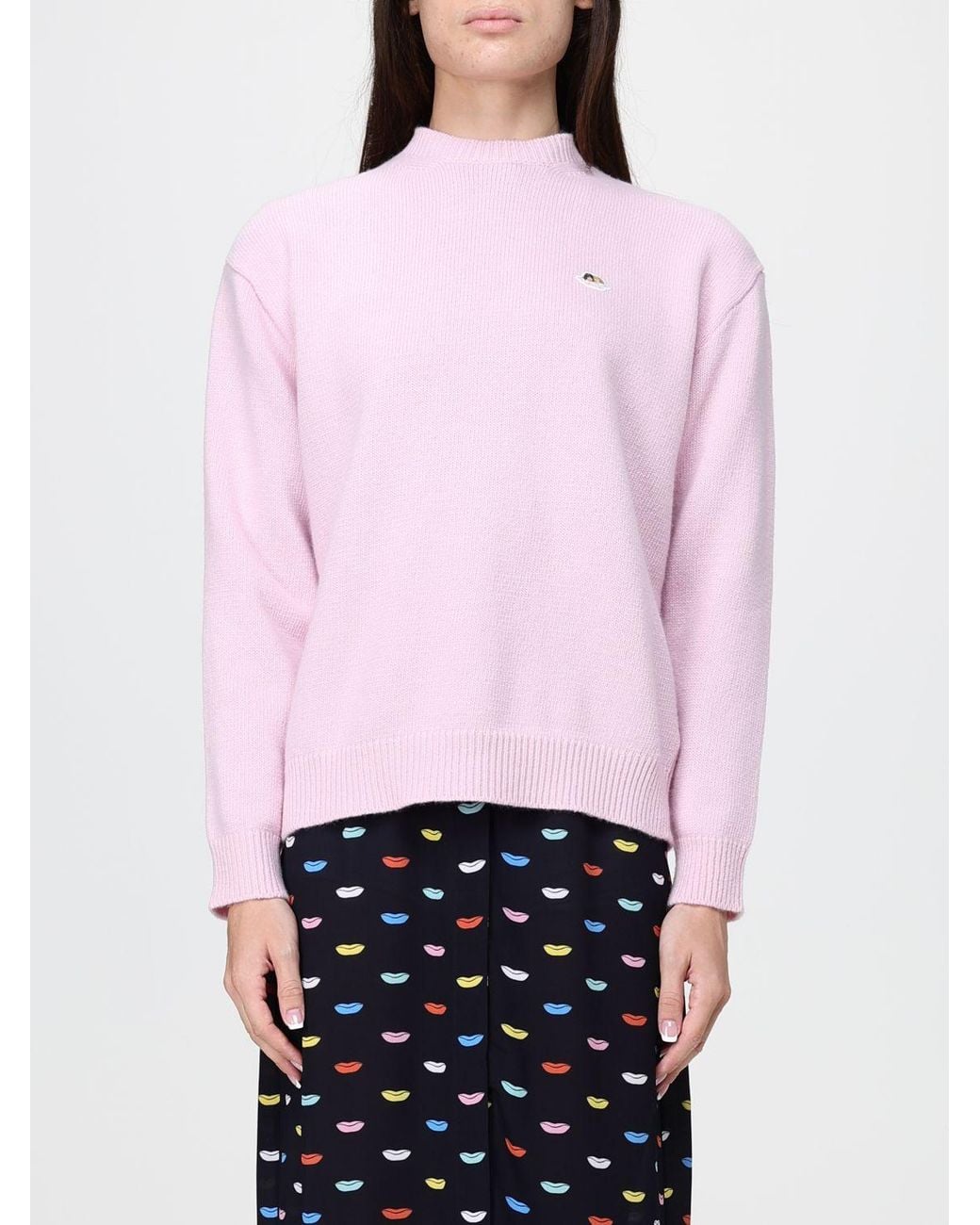 Fiorucci Pink Slim Fit Turtleneck Jumper