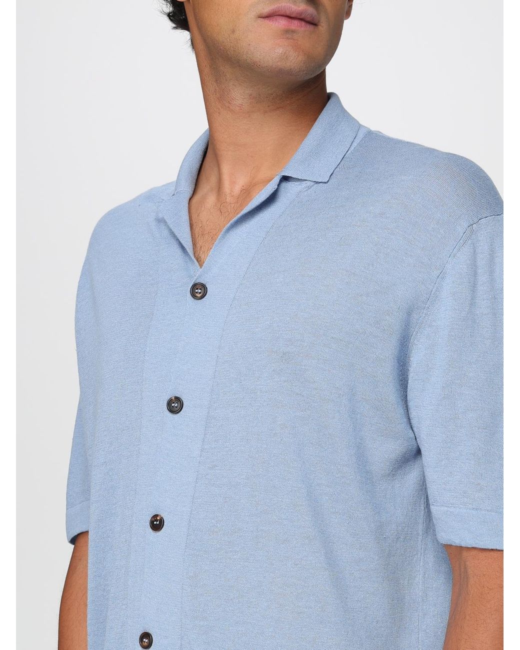 Camicia di Zanone in Blue da Uomo