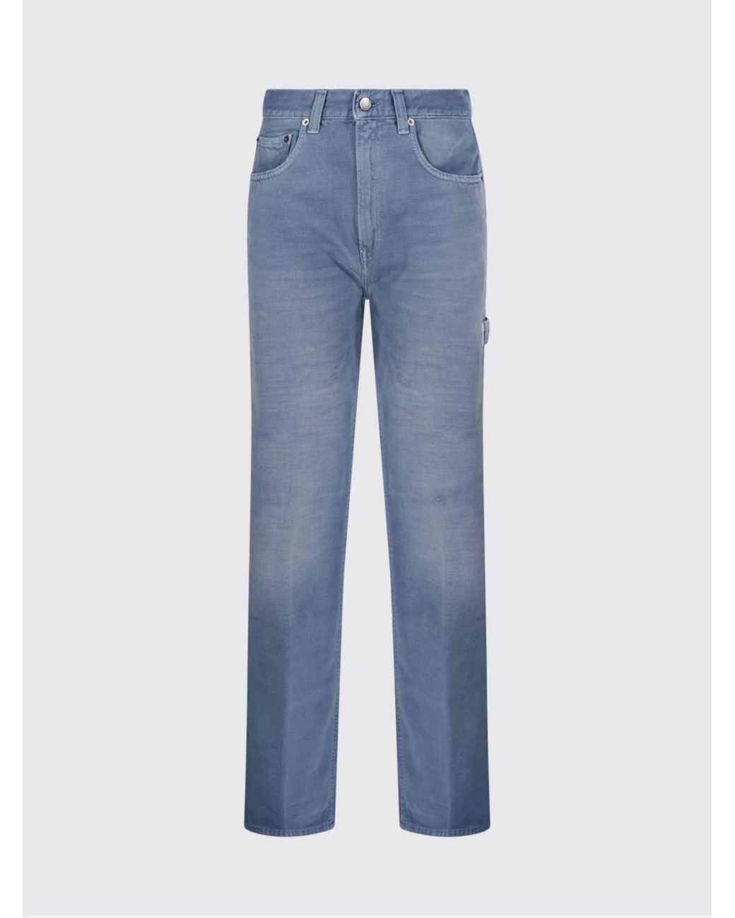 Haikure Blue Cotton Palazzo Jeans