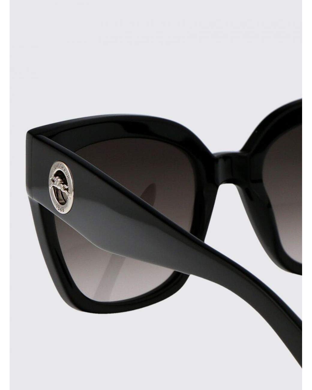 Longchamp Gray Oversized Cat-Eye Sunglasses