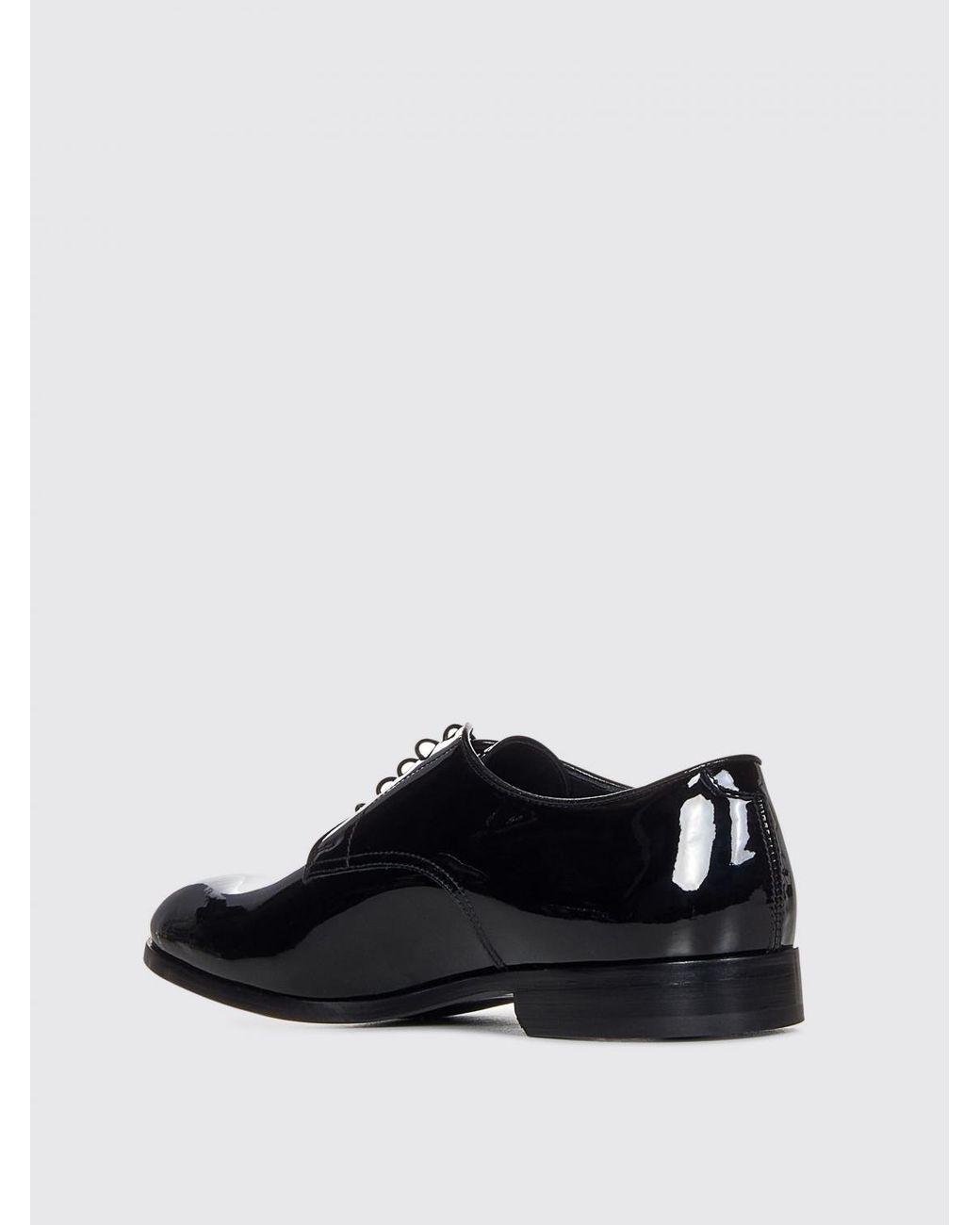 Doucal's Black Patent Leather Oxford for men
