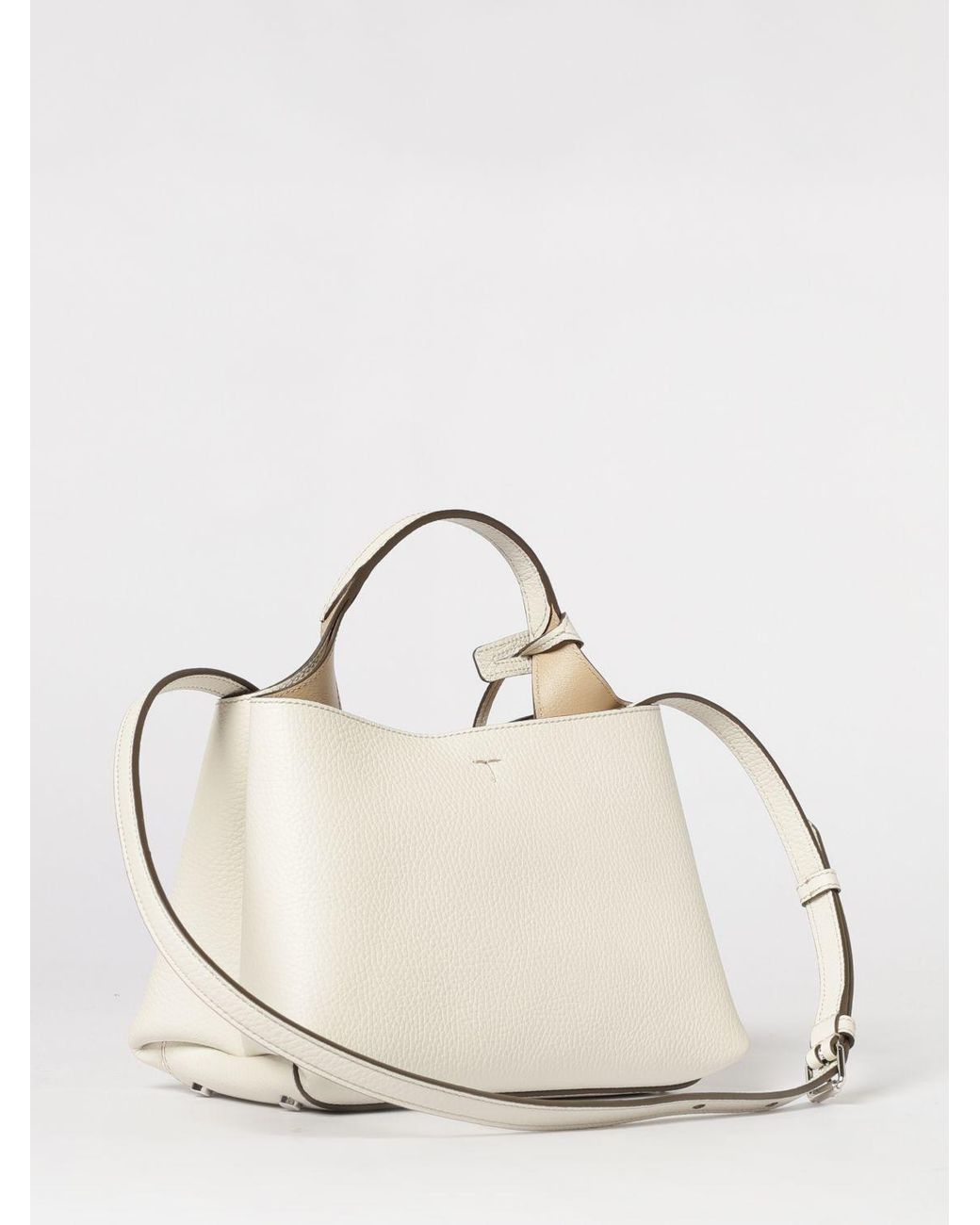 Tod's Natural Micro Leather Bag