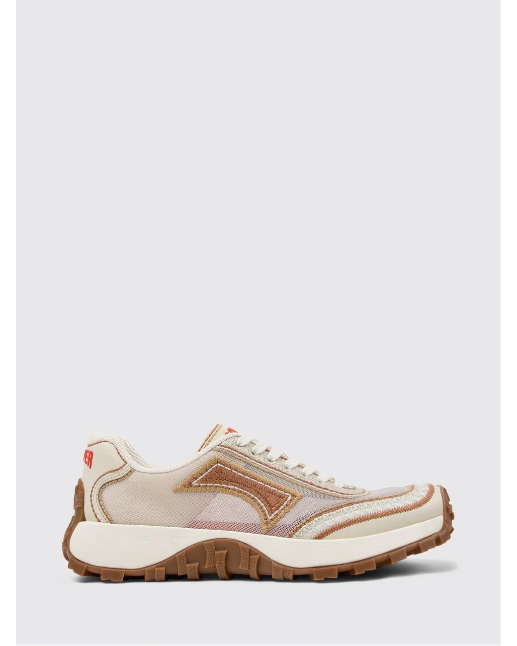 Camper Natural Twins Recycled Polyester Sneakers With Contrast Stitching