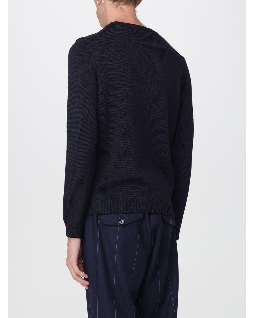 Zanone Blue Sweatshirt for men