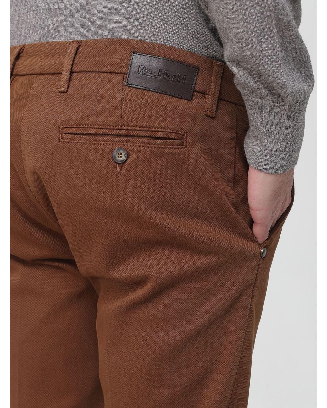 Re-hash Brown Pants for men