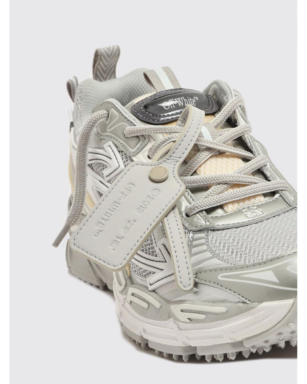 Off-White c/o Virgil Abloh White Be Right Back Mesh And Rubber Sneakers for men