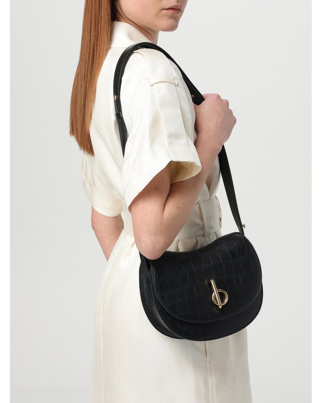 Burberry White Shoulder Bag