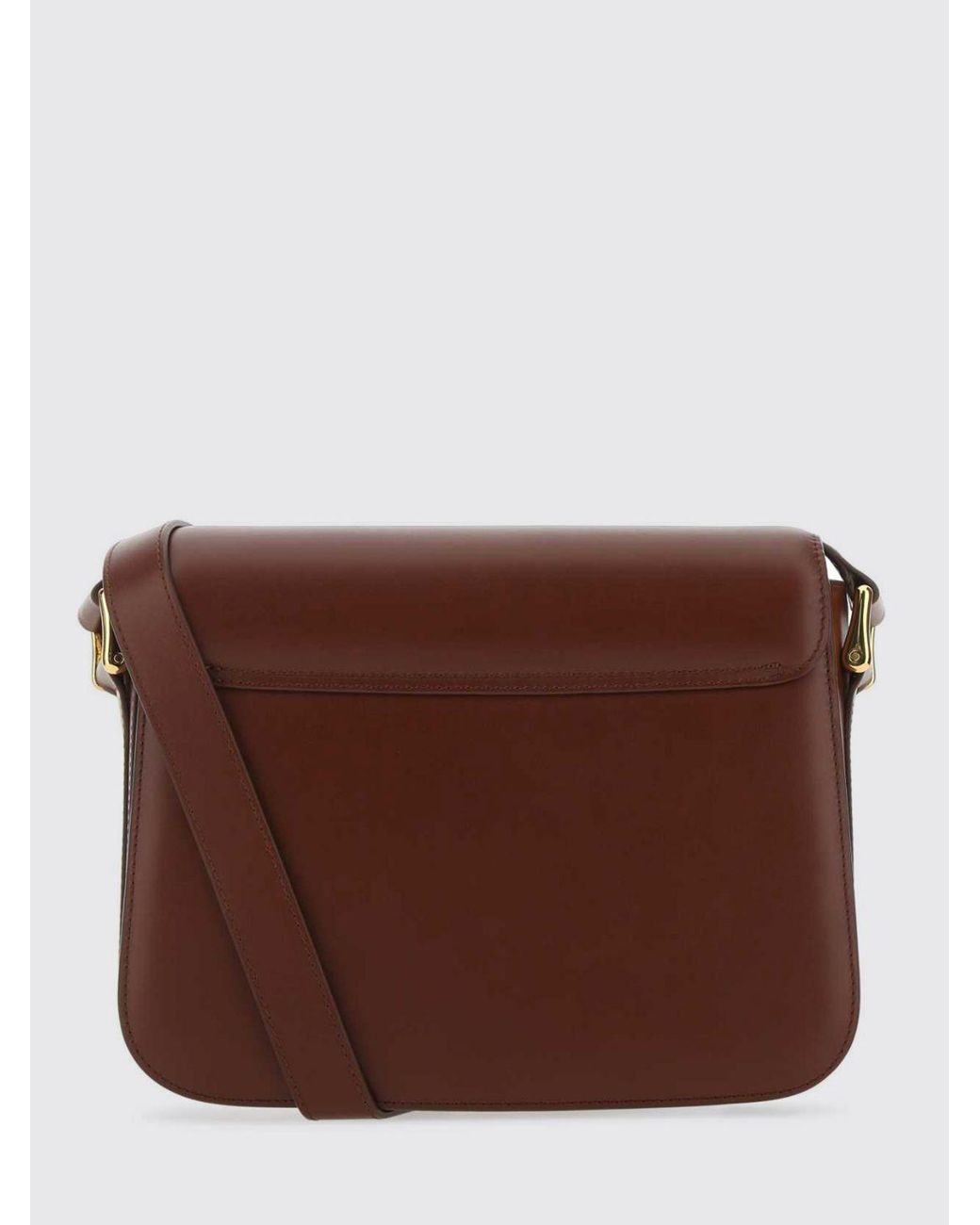 A.P.C. Brown Grace Brushed Leather Bag