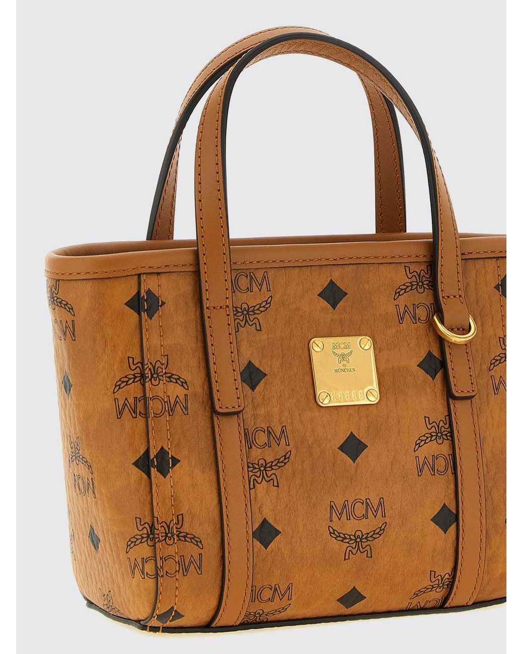 Mini Tote Toni di MCM in Brown