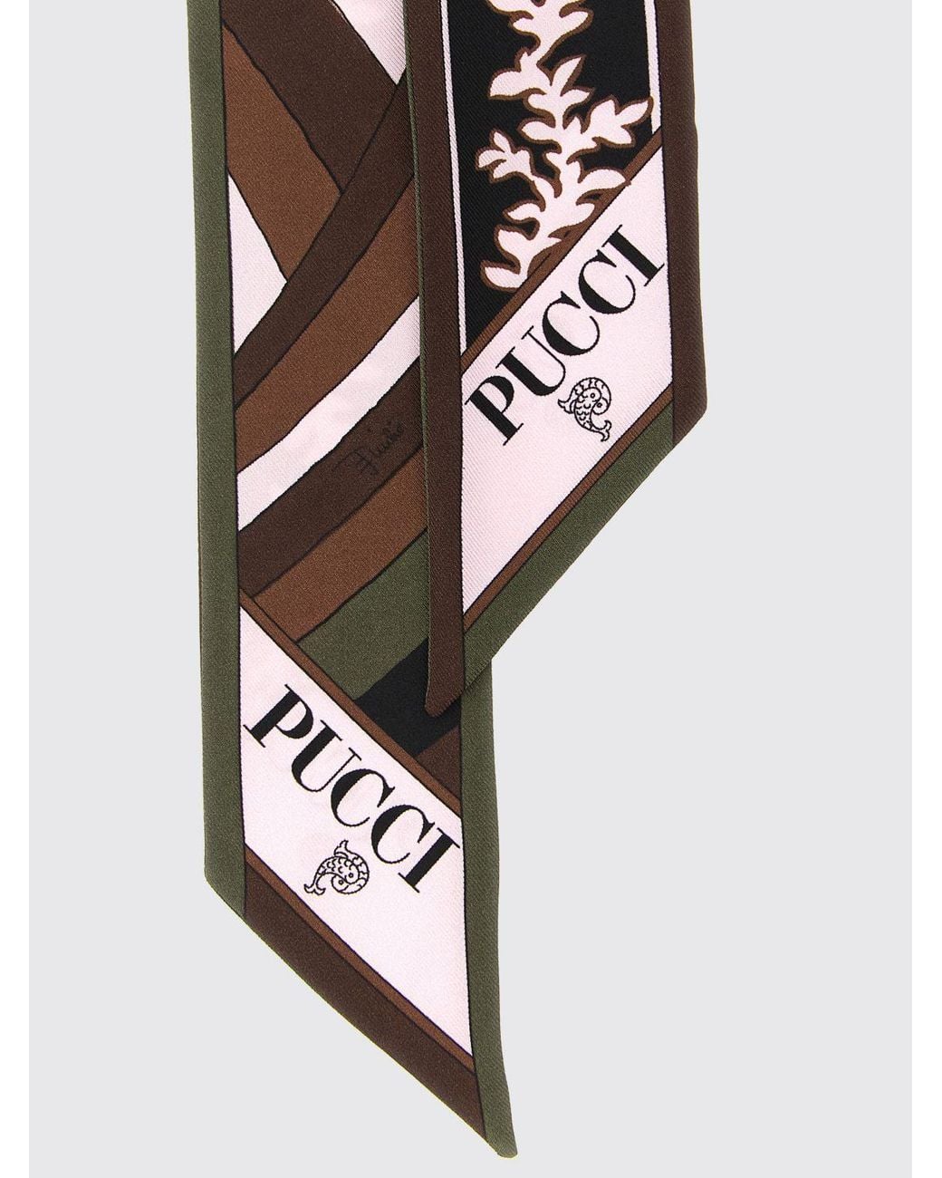Emilio Pucci White Neck Scarf