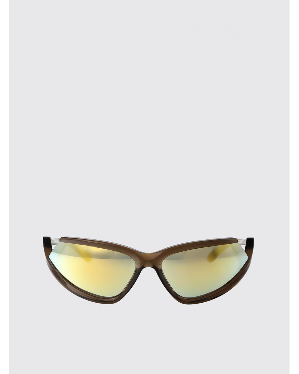 Balenciaga Natural Bb0289S Sunglasses Mirrored Lenses for men