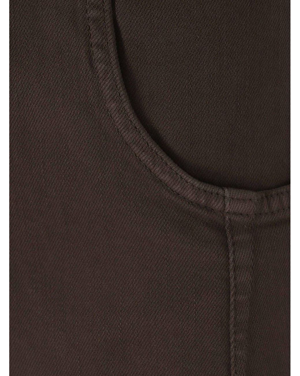 Eleventy Brown 5-Pocket Straight-Leg Trousers