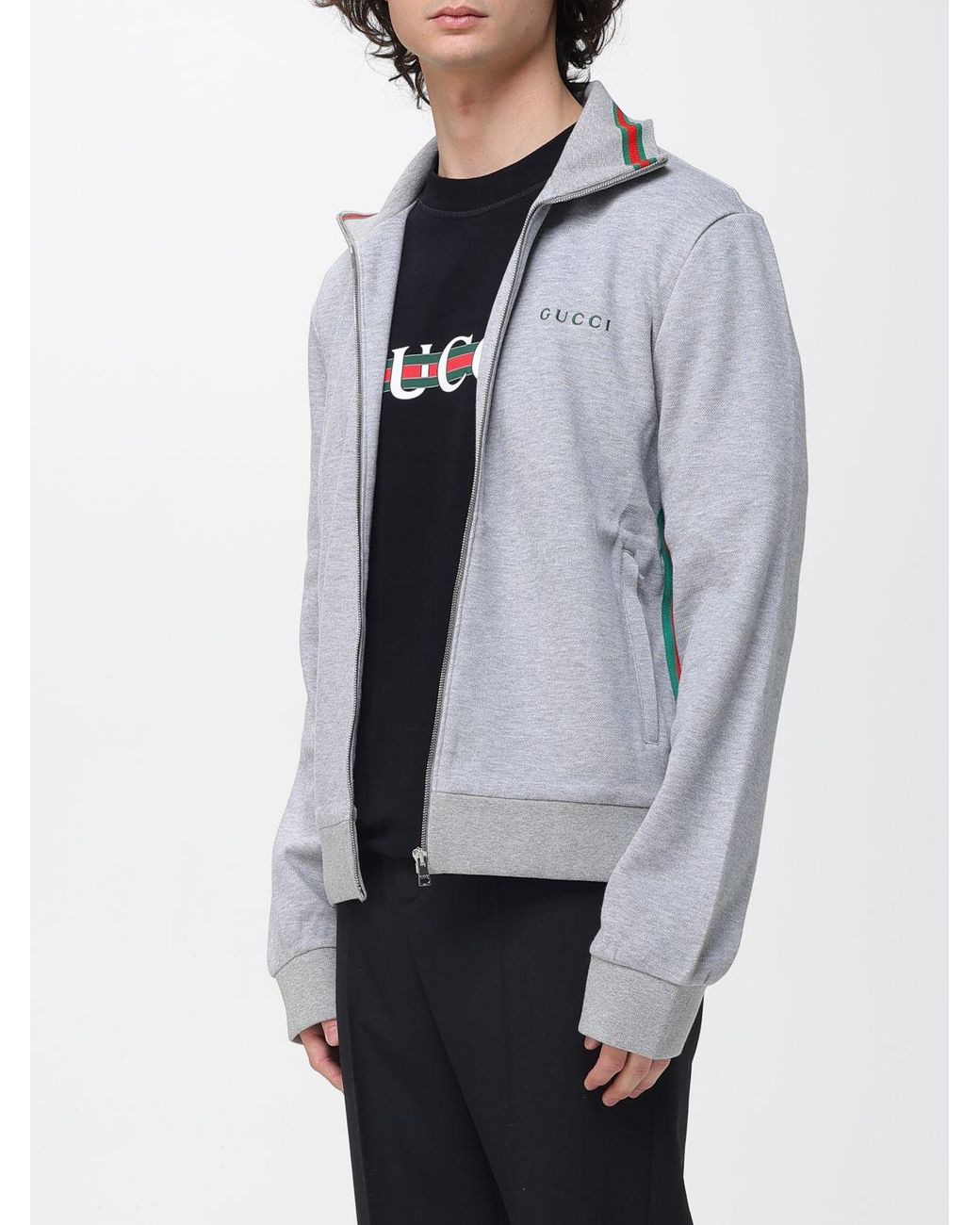 Gucci Gray Sweatshirt for men