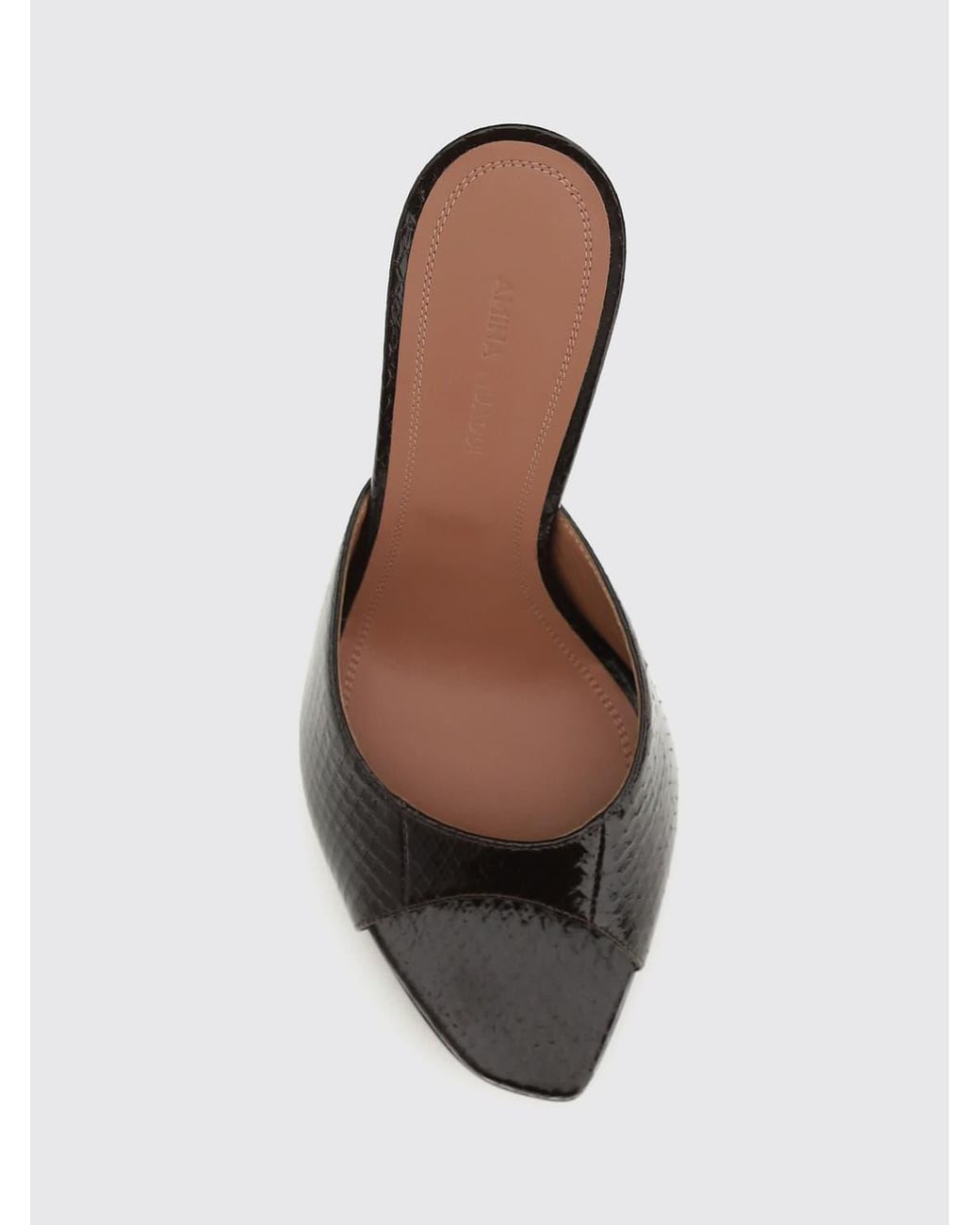 AMINA MUADDI Brown Heeled Sandal