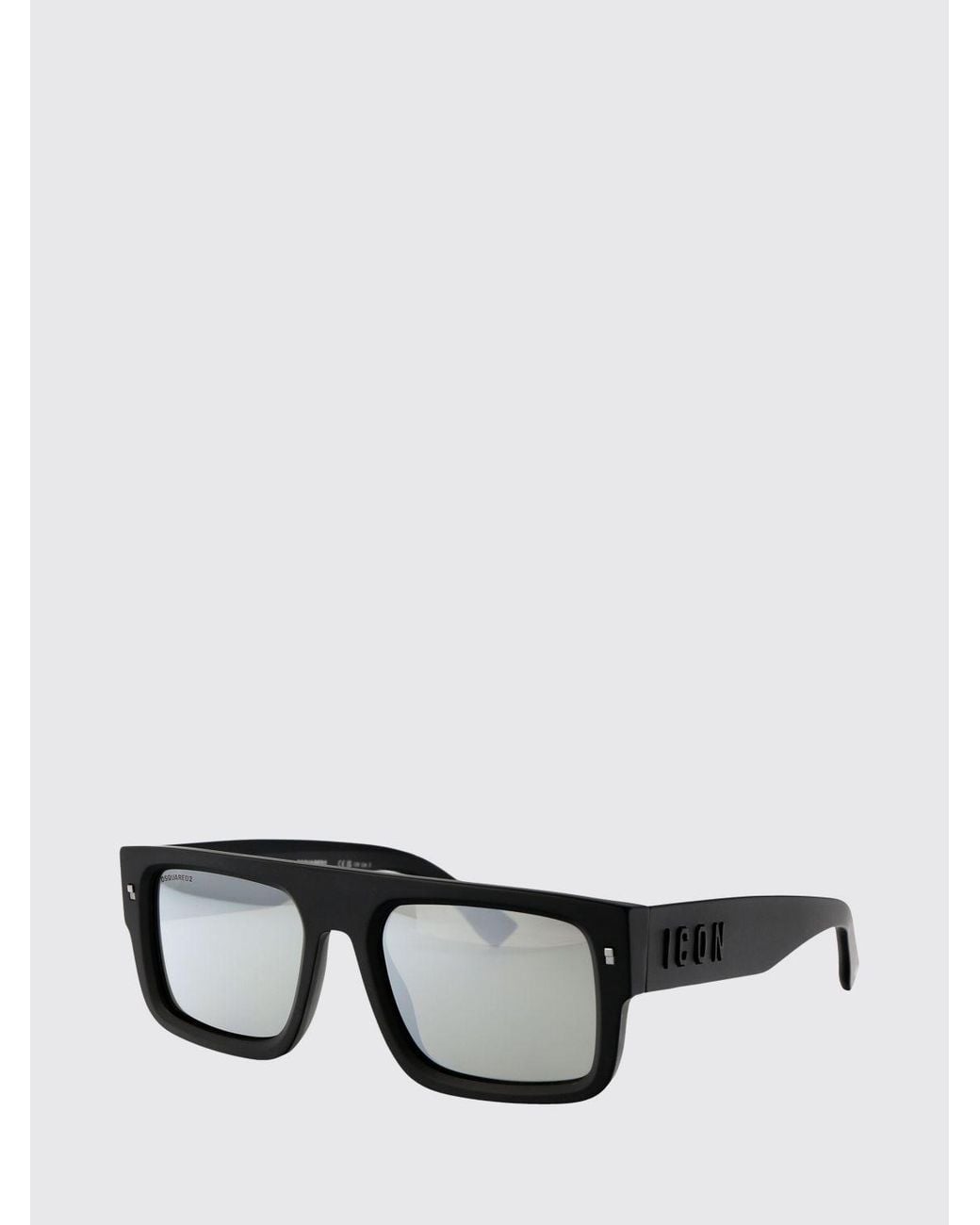 DSquared² Gray Acetate Aviator Sunglasses With Colored Lenses for men