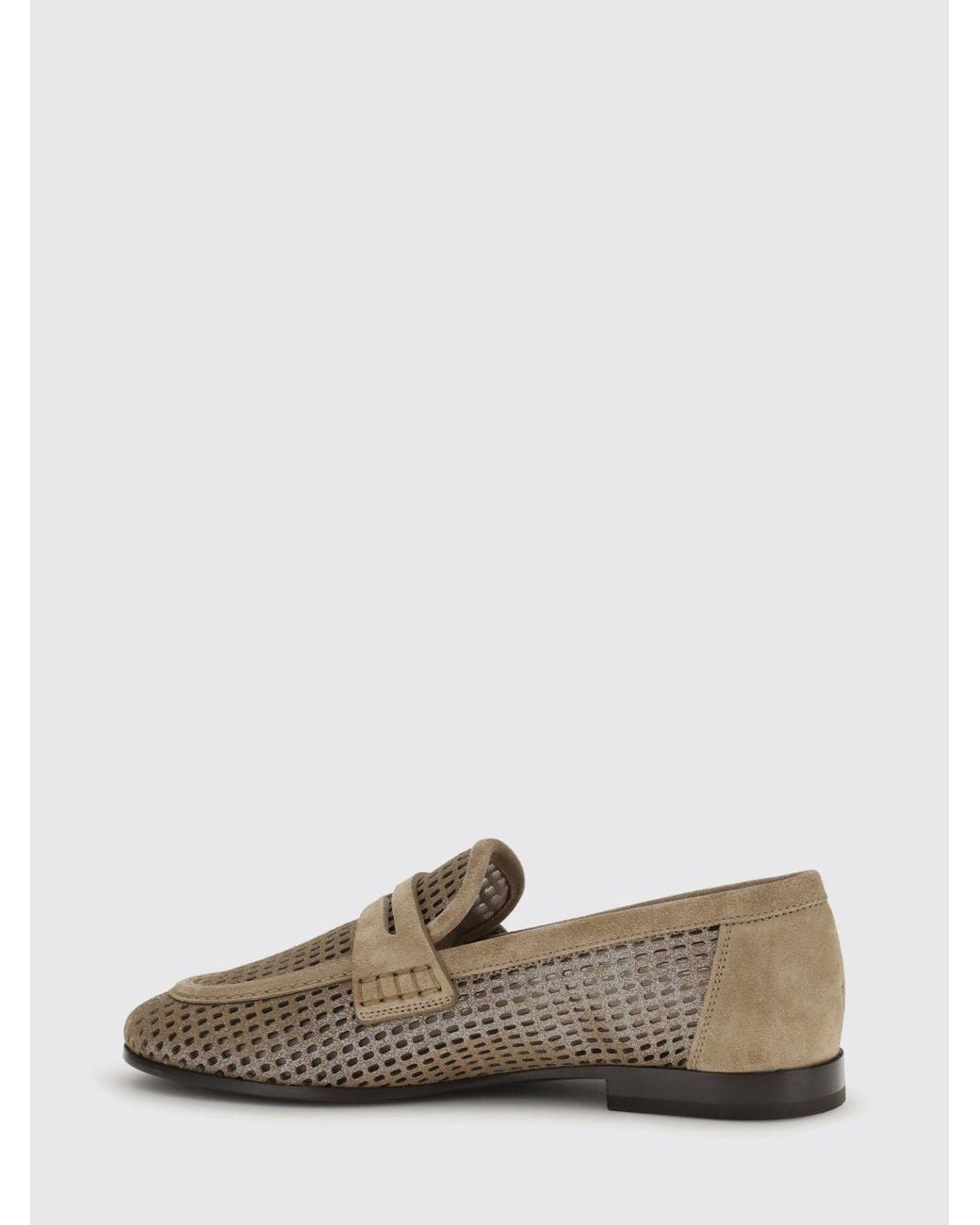 Brunello Cucinelli Multicolor Perforated Loafers