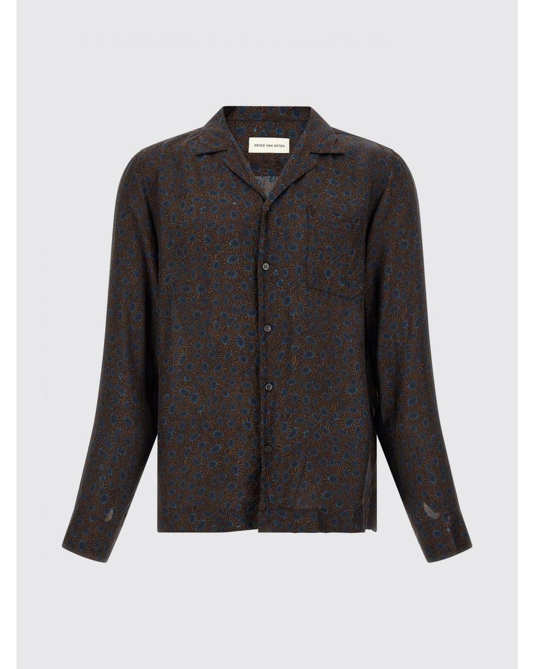 Dries Van Noten Blue Shirt for men